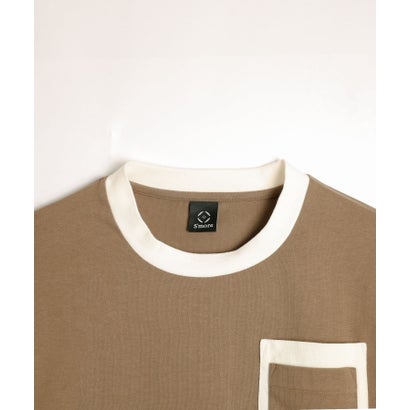 スモア S'more S'more/Double pocket L/S shirts ダブルポケットロングスリーブシャツ （ブラウン）｜詳細画像