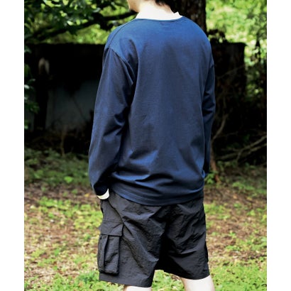 スモア S'more S'more/Double pocket L/S shirts ダブルポケットロングスリーブシャツ （ネイビー）｜詳細画像