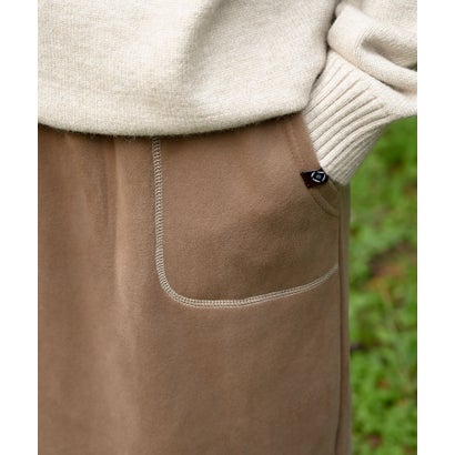 スモア S'more S'more/Brushed lining sweat skirt （ブラウン）｜詳細画像