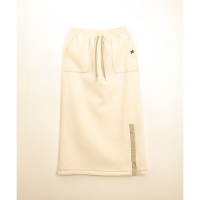 スモア S'more S'more/Brushed lining sweat skirt （ホワイト）｜詳細画像
