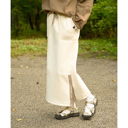 スモア S'more S'more/Brushed lining sweat skirt （ホワイト）｜詳細画像