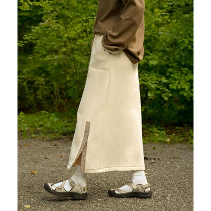 スモア S'more S'more/Brushed lining sweat skirt （ホワイト）｜詳細画像