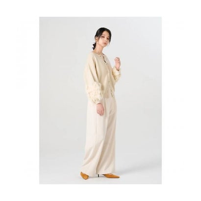 TORRAZZO DONNA ニット 6269-525 ラビットファー カーディガン （19.BLACK/ブラック）｜詳細画像