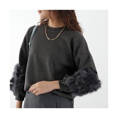TORRAZZO DONNA ニット 6269-525 ラビットファー カーディガン （19.BLACK/ブラック）｜詳細画像