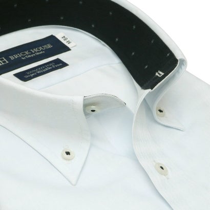 トーキョーシャツ TOKYO SHIRTS 【超形態安定】 ボタンダウンカラー 長袖 形態安定 ワイシャツ 綿100% （ライトブルー）｜詳細画像