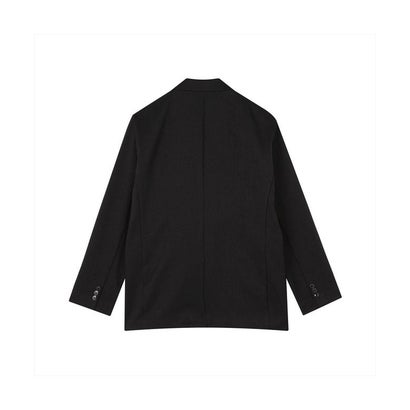 トーキョーシャツ TOKYO SHIRTS ジャケット ウーリッシュガルゼ テーラードジャケット セットアップ可能 メンズ （ブラック）｜詳細画像