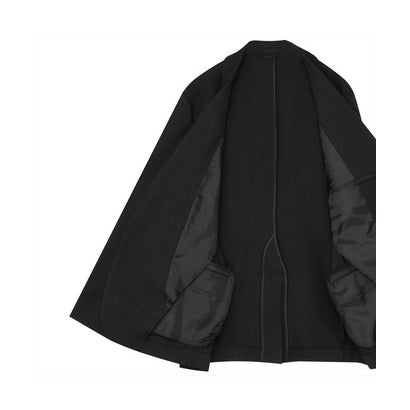 トーキョーシャツ TOKYO SHIRTS ジャケット ウーリッシュガルゼ テーラードジャケット セットアップ可能 メンズ （ブラック）｜詳細画像