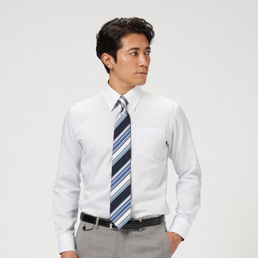 トーキョーシャツ TOKYO SHIRTS 【超形態安定】 レギュラーカラー 長袖