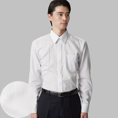 トーキョーシャツ TOKYO SHIRTS 【超形態安定】 レギュラーカラー 長袖 形態安定 ワイシャツ 綿100% （ライトブルー）｜詳細画像