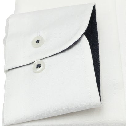 トーキョーシャツ TOKYO SHIRTS 【超形態安定】 ボタンダウンカラー 長袖 形態安定 ワイシャツ 綿100% （ホワイト）｜詳細画像