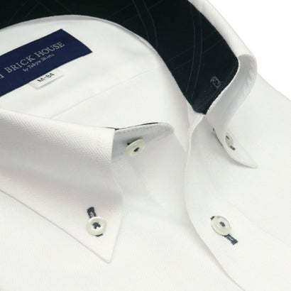トーキョーシャツ TOKYO SHIRTS 【静電気防止】 ボタンダウンカラーカラー 長袖 形態安定 ワイシャツ （ホワイト）｜詳細画像