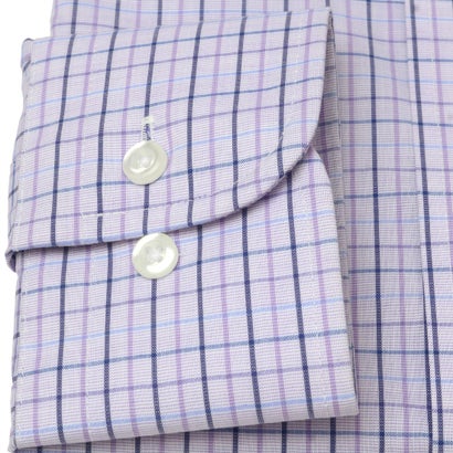 トーキョーシャツ TOKYO SHIRTS ボタンダウンカラー 長袖 形態安定 ワイシャツ （パープル）｜詳細画像