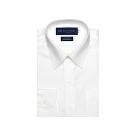 【超形態安定】  レギュラーカラー 長袖 形態安定 ワイシャツ 綿100% （ホワイト）