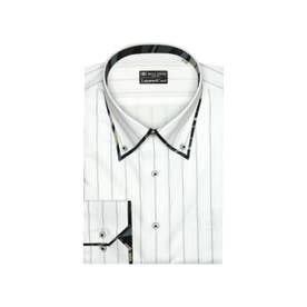 【Layered Cool】 形態安定 ボタンダウンカラー 長袖 ワイシャツ （ライトグレー）