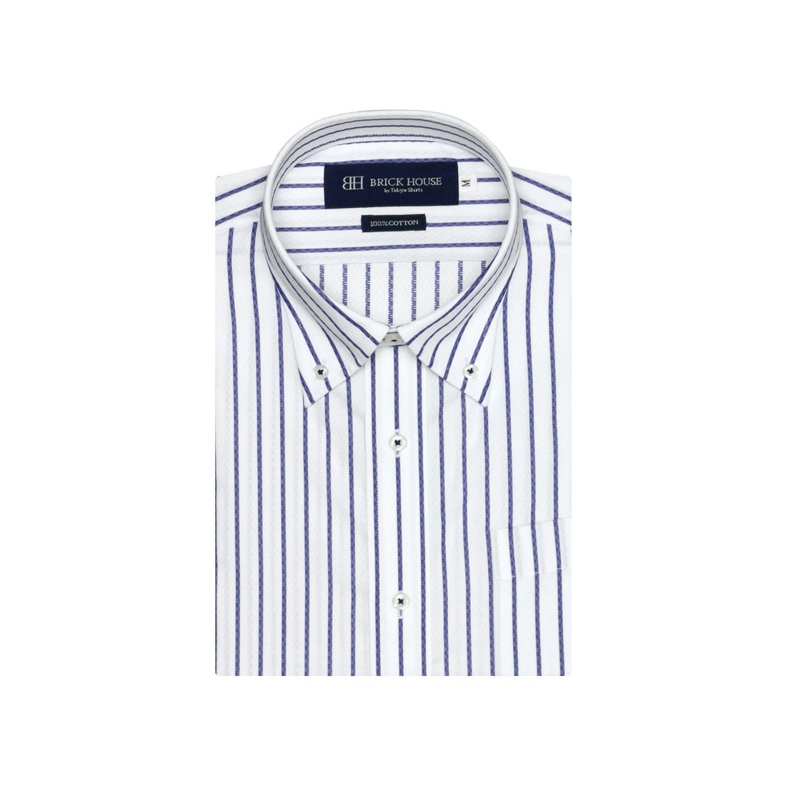 トーキョーシャツ TOKYO SHIRTS ボタンダウンカラー 半袖 形態安定 ワイシャツ 綿100% （ブルー） -靴＆ファッション通販  ロコンド〜自宅で試着、気軽に返品