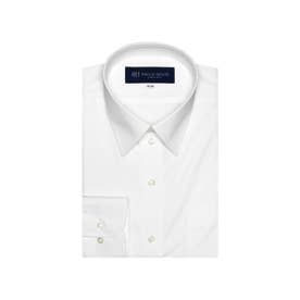 【定番】形態安定 レギュラーカラー 長袖ワイシャツ （ホワイト）