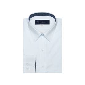 形態安定 レギュラーカラー 長袖 ワイシャツ （ブルー）