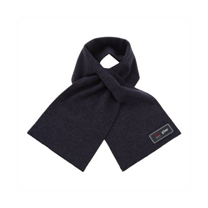 トーキョーシャツ TOKYO SHIRTS マフラー ダブルフェイスニット 差し込み マフラー ベーシック メンズ レディース （ブラック×グレー）｜詳細画像