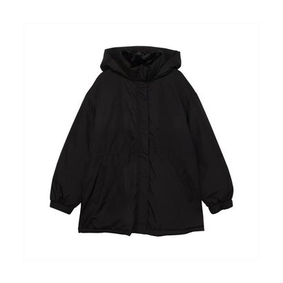 トーキョーシャツ TOKYO SHIRTS アウター ファイバーダウン ミドル丈 コート レディース （ブラック）｜詳細画像