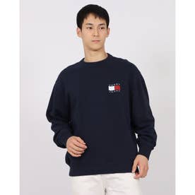 リラックスウェイビーフラッグトレーナー （ネイビー）