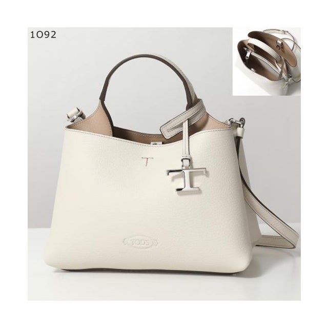 TODS ショルダーバッグ  T TIMELESS Tタイムレス （9P09/オフホワイト）
