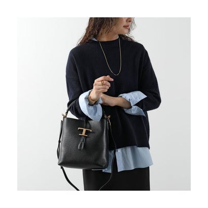 TODS ショルダーバッグ T TIMELESS XBWTSEK9100XSO （B999/NERO/ブラック）｜詳細画像