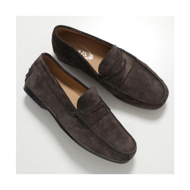 TODS コインローファー XXM31L00640M8W スウェード モカシン （S404/FANGO-ブラウン）