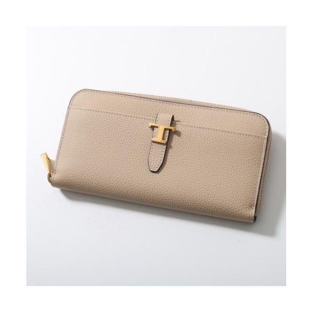 TODS ラウンドファスナー 長財布 T TIMELESS XAWTIMA0400WKA （C609/ベージュ）