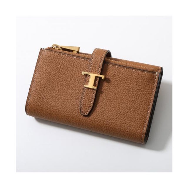 TODS 三つ折り財布 T TIMELESS XAWTIMB3300WKA （S410/ブラウン）