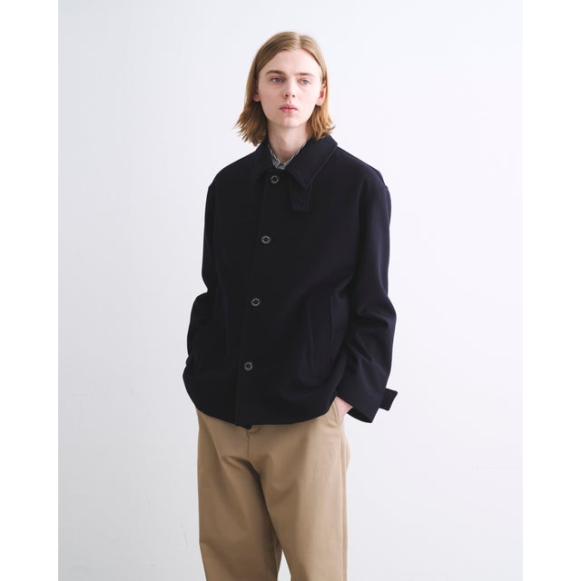 MALTON BUTTON THROUGH SHORT （ネイビー）