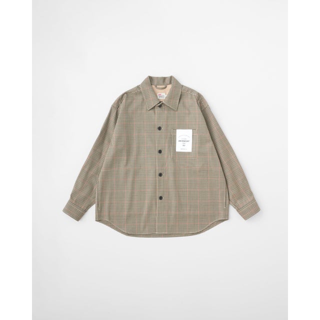 SHIRT 001 （ベージュ ガンクラブ チェック）