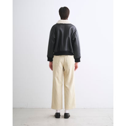 MARSHFIELD ECO MOUTON （ブラック×アイボリー）｜詳細画像