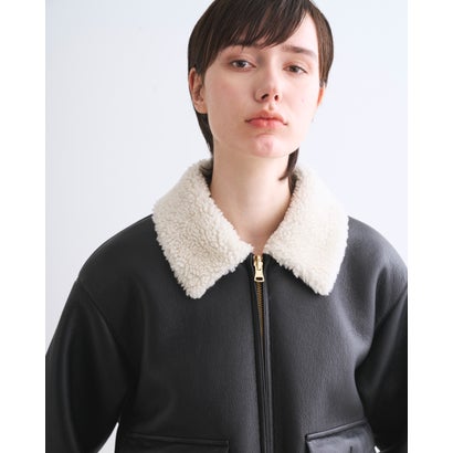 MARSHFIELD ECO MOUTON （ブラック×アイボリー）｜詳細画像