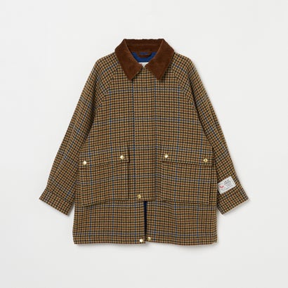 トラディショナル ウェザーウェア Traditional Weatherwear ELTON HEAT TWEED GUNCLUB BLOUSON （ブラウン系）｜詳細画像