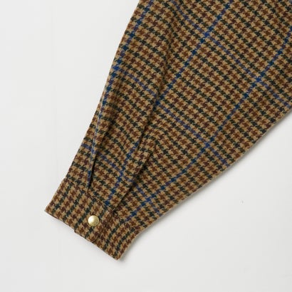 トラディショナル ウェザーウェア Traditional Weatherwear ELTON HEAT TWEED GUNCLUB BLOUSON （ブラウン系）｜詳細画像