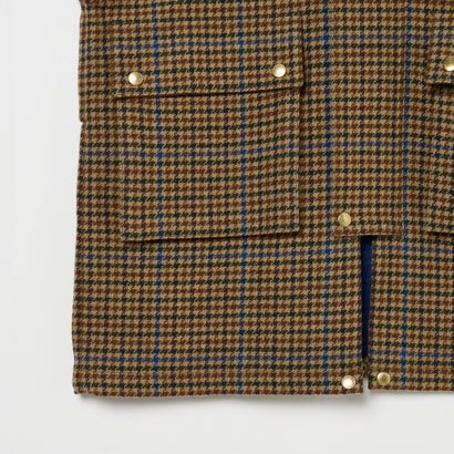 トラディショナル ウェザーウェア Traditional Weatherwear ELTON HEAT TWEED GUNCLUB BLOUSON （ブラウン系）｜詳細画像