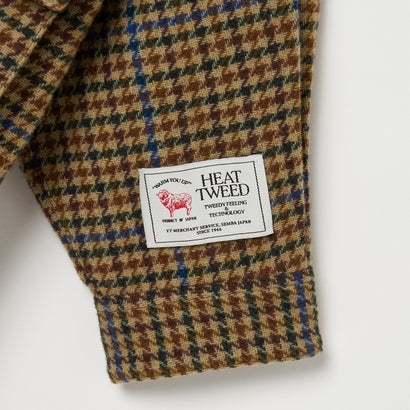 トラディショナル ウェザーウェア Traditional Weatherwear ELTON HEAT TWEED GUNCLUB BLOUSON （ブラウン系）｜詳細画像