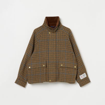 トラディショナル ウェザーウェア Traditional Weatherwear ELTON HEAT TWEED GUNCLUB BLOUSON （ブラウン系）｜詳細画像