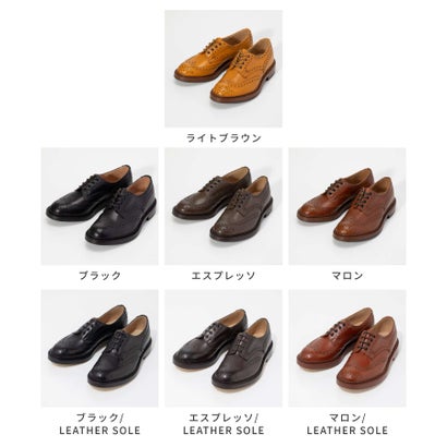 トリッカーズ Tricker's BOURTON バートン COUNTRY SHOE カントリー シューズ 5633 メンズ シューズ （エスプレッソ/LEATHER SOLE）｜詳細画像