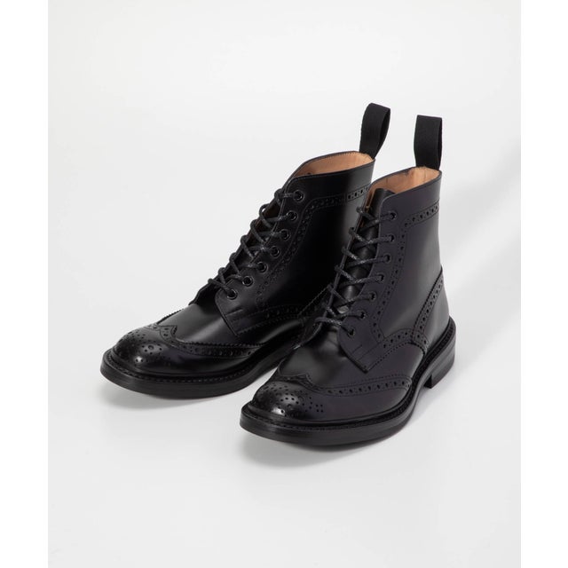 5634 STOW DAINITE SOLE 5 FIT ブーツ メンズ シューズ ストウ ダイナイトソール フィッティング5 ウィングチップ カントリーブーツ （ブラック）