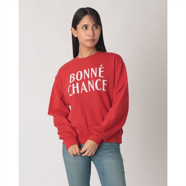 BONNE CHANCE/REG スウェット （Red）