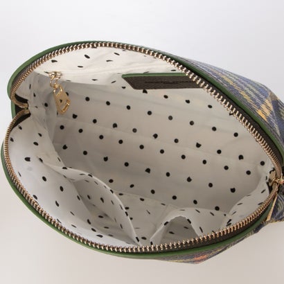 ツモリチサト キャリー tsumori chisato CARRY tcチェック ショルダーバッグ 撥水 防水生地 ネコ刺繍 （ネイビー）｜詳細画像