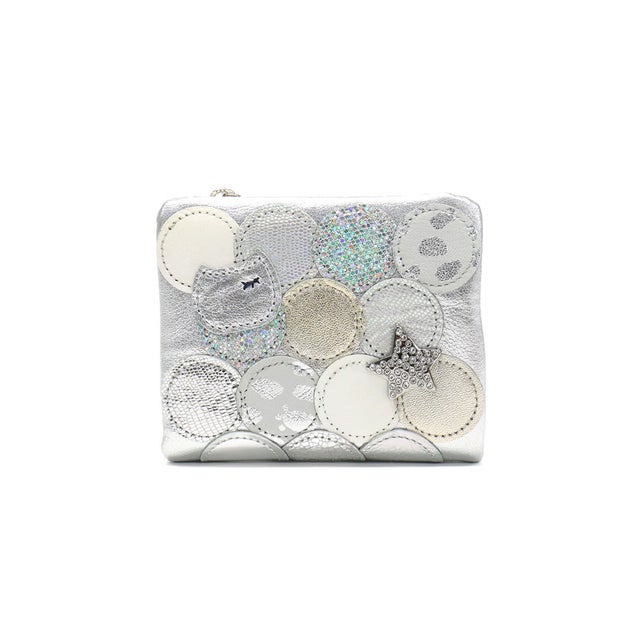 ツモリチサト 財布 tsumori chisato carry 二つ折り 小銭入れ付き レザー 財布 57095 （シルバー）