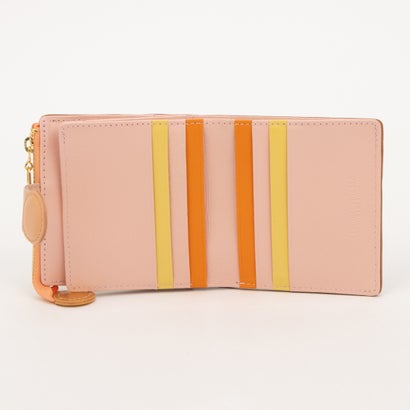 ツモリチサト キャリー tsumori chisato CARRY チェックメッシュ 2つ折り財布 （ピンク）｜詳細画像