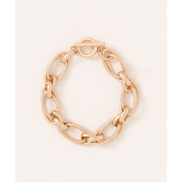 BRACELET オーバルチェーンブレスレット4230303 （ゴールド系その他2）