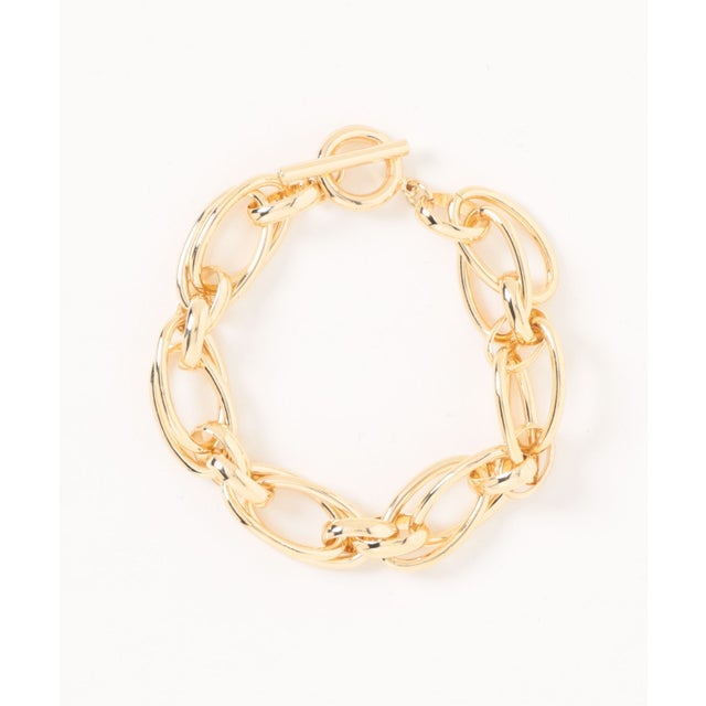 BRACELET オーバルチェーンブレスレット4230303 （ゴールド）