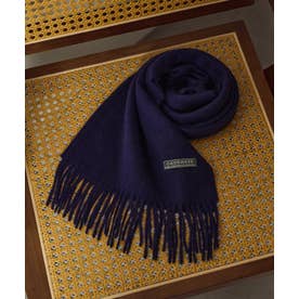 カシミヤ 無地マフラー 22001/22003 CLIR （パープル）