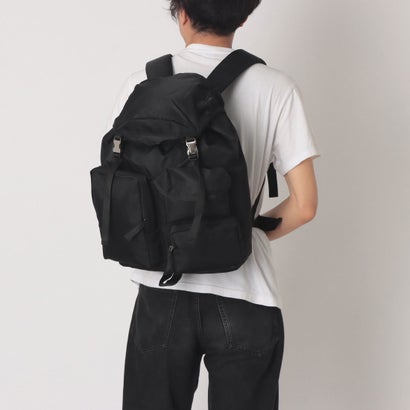 メゾンクラブ MAISON CLUB Maison Twill Flap RUCK SACK 【韓国デザイン】 【韓国デザイン】 NEO （ブラック）｜詳細画像