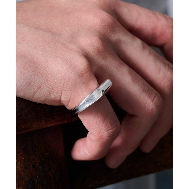 Solid Edge Square Ring Silver925 KUN （シルバー）