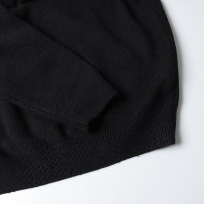 Wool Over Knit Polo / ウールオーバーニットポロ KKP （ブラック）｜詳細画像